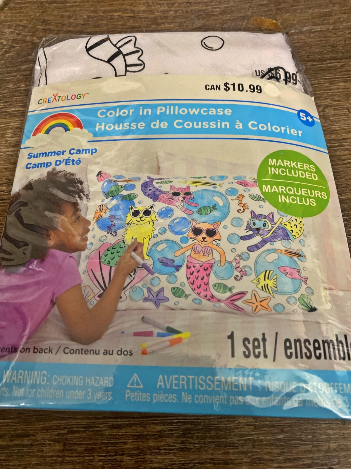 Color in Pillow Case