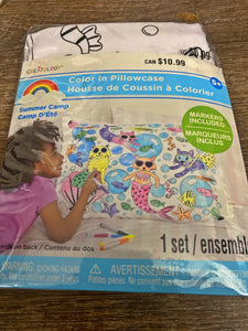 Color in Pillow Case